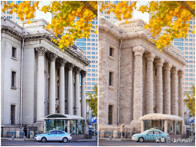 好冷！大连毛绒绒版地标已上线！