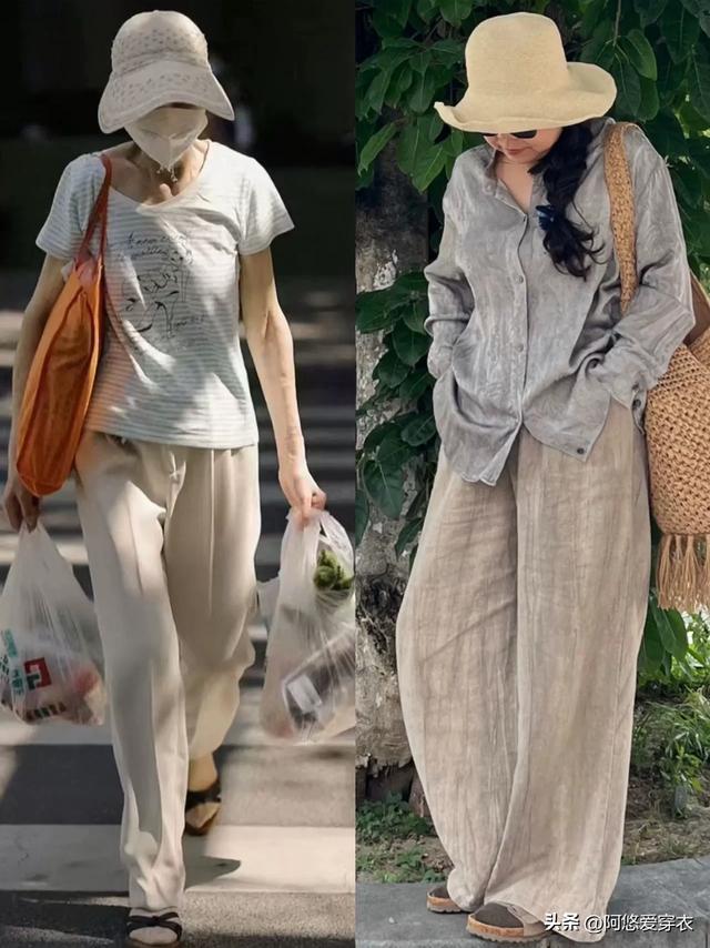 为什么不建议中年女人:衣穿长、裤穿宽?看完这几组对比你就懂了