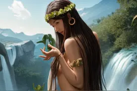 AI还原女娲真实容貌，“人身蛇尾”的创世女神长这样！图片