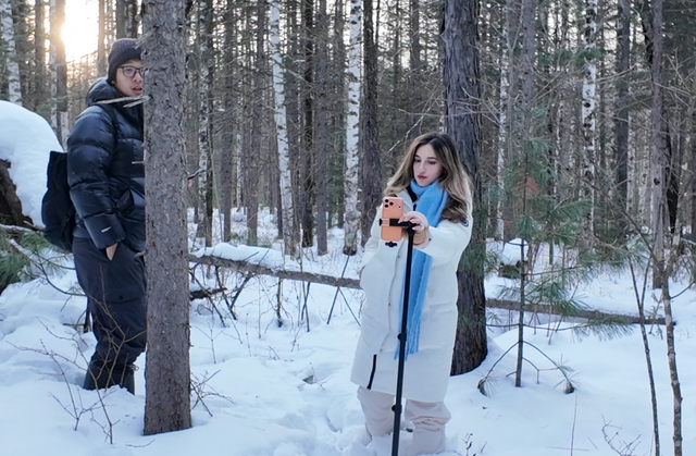 Hello冰雪Go吉林｜国际媒体采风团雪谷徒步体验冰雪浪漫