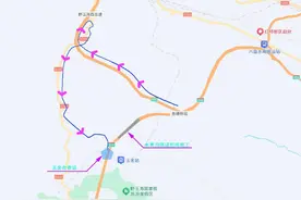 借道通行50天！六盘水一高速路段封闭施工图片