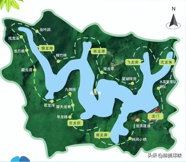 远离人潮，步入乾龙湖最原始的自然样本
