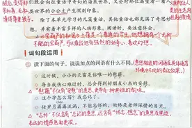 四年级语文下册，第八单元《语文园地八》笔记+解析+单元知识小结图片