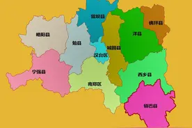 陕西省汉中市简介及下辖各区县地图分享图片
