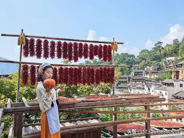 婺源篁岭古村，中国国家地理推荐！