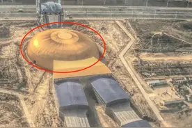兰州一地现巨型“怀孕”擎天柱，回应：系在建影视城，“大肚子”是星空馆图片