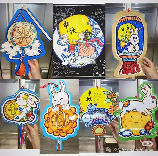 简笔画最全中秋节主题绘画＋绘画思路，张张创意满满！