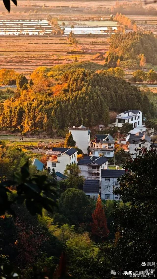 浙处丹霞地貌秋色斑斓超壮观,秋日必打卡之地!