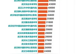 “天价”学费！2025年武汉部分民办高中收费标准图片
