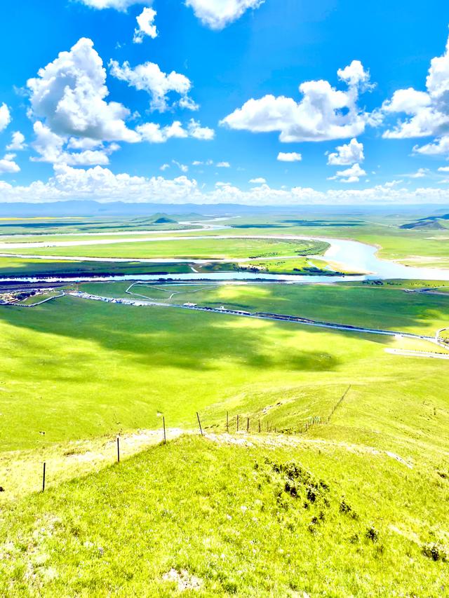 黄河远上白云间（阿坝州若尔盖县黄河九曲第一湾）