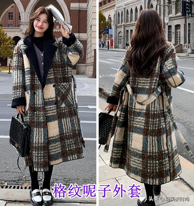 温度低于10度怎么穿？9种颜色“过膝”呢子外套，高级且有女人味