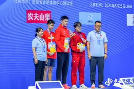 孙杨复出首秀夺冠：我做到了！图片