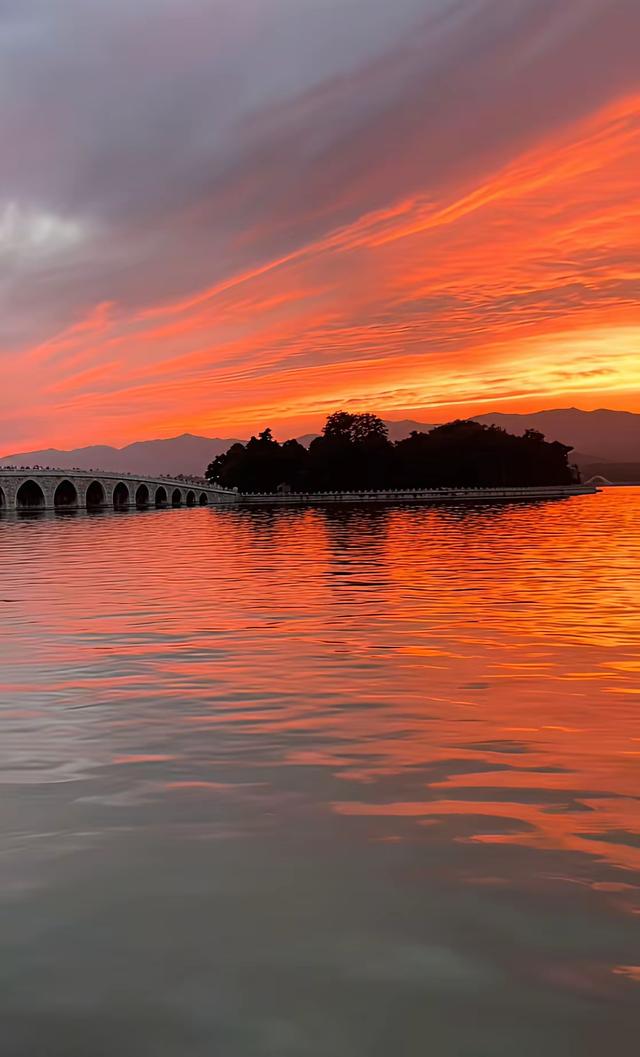 美丽如画，夕阳之约