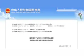教育部：2025年新增一批专科专业点，名单是→图片