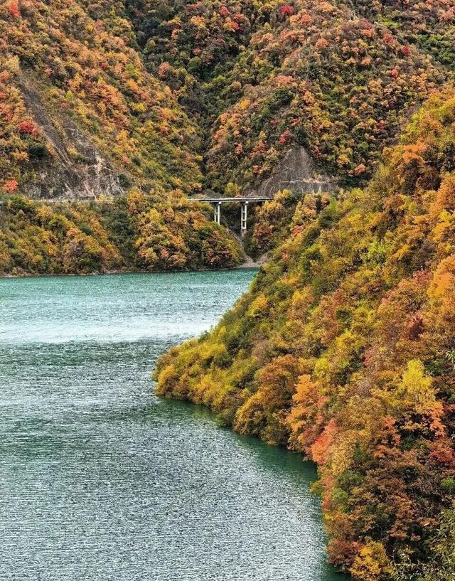 【美丽四川】平武天母湖，邂逅一场彩林与碧水的秋日盛宴‖柳红樱