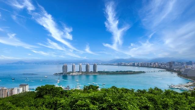 黎述盛：三亚秋野喜晴胜景