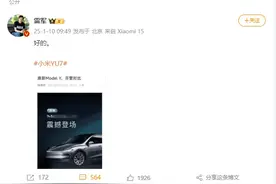 雷军为特斯拉“打广告”：等不了小米YU7，Model Y也不错图片