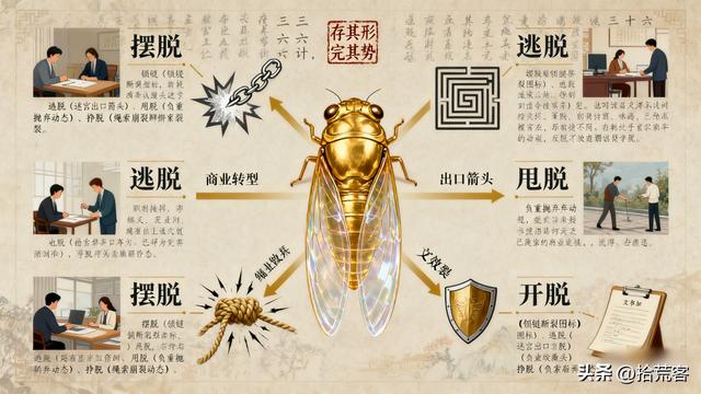 金蝉脱壳：古人智慧中的“完美撤退术”，现代人更该学学！