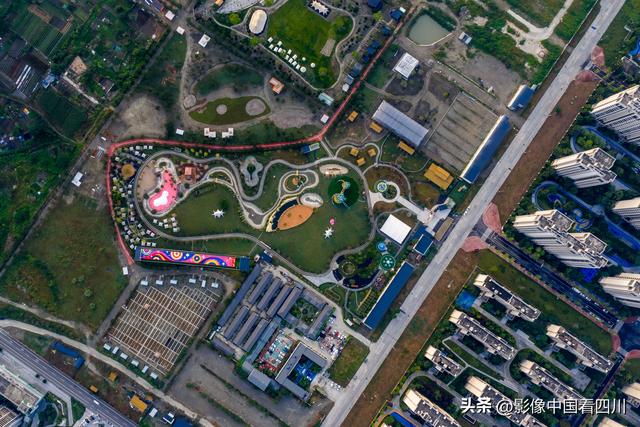 成都温江：城市风光