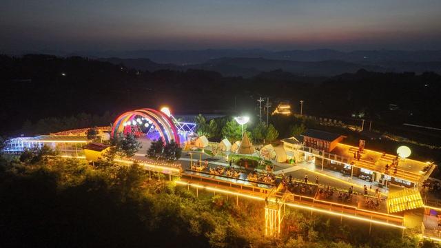清凉度夏！宣汉新打造君塘镇南紫山星空露营基地
