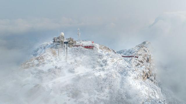 雪后泰山，仙境再现