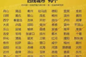 安徽十六座城市等级划分，芜湖错失二线城市，黄山淮南四线城市图片