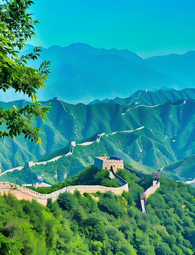 《金陵一对. 联连中国》上联:八达岭好汉丈度天涯；