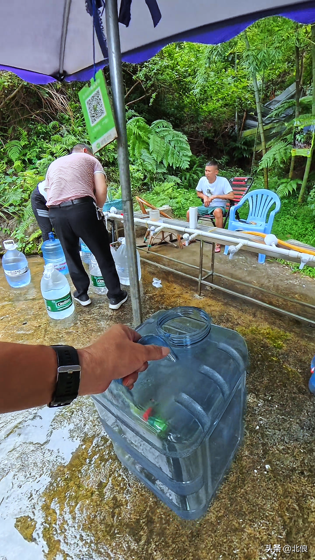实测桂林尧山泉水水源，水质果然名不虚传
