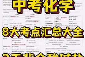 中考化学‼️3天背会酸碱盐8大考点图片