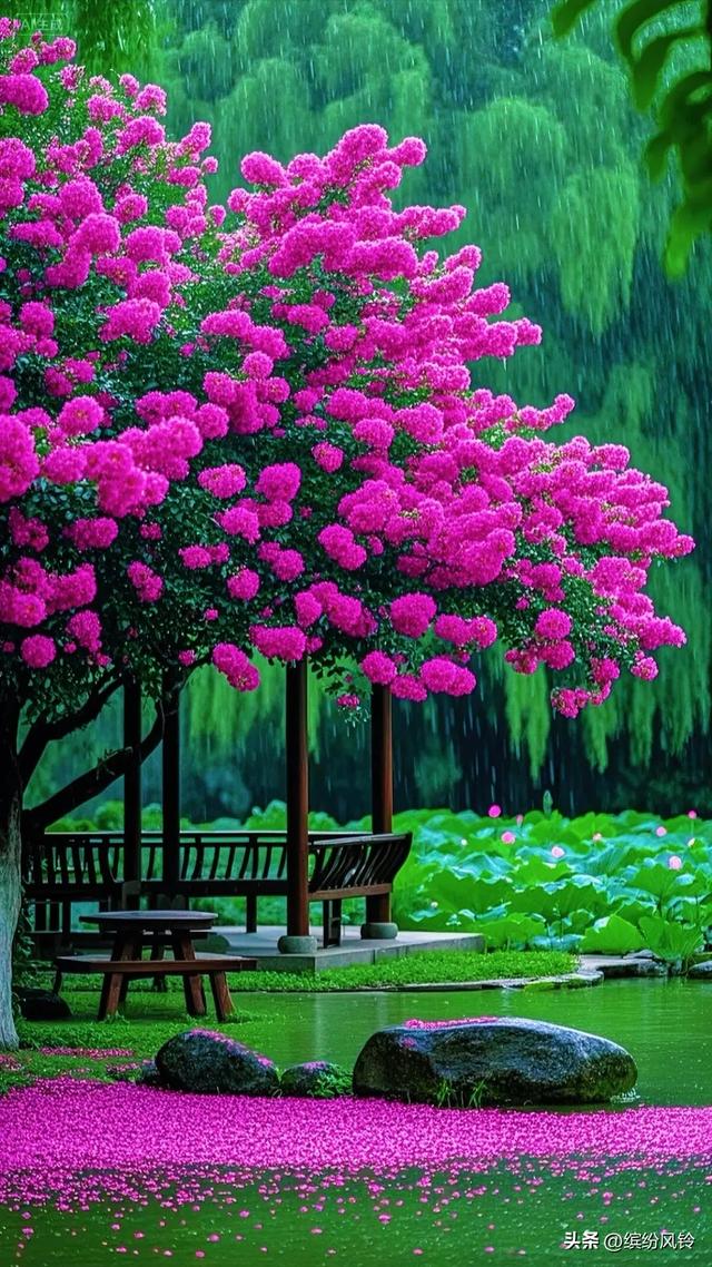 雨落芳华，打湿青石板路