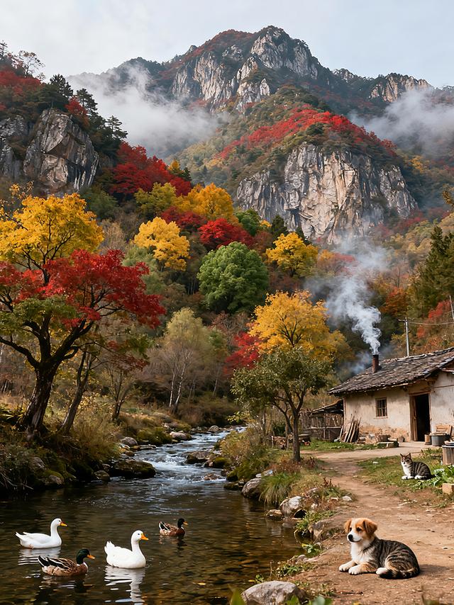 置身在城市里的繁华景象，抛不下乡村里的自然风光