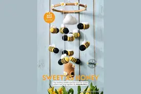 手工钩编：萌趣螃蟹钥匙扣图片