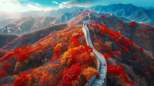 长城之秋，在这里燃成烈焰！这5处红叶秘境，藏着最壮丽的北国