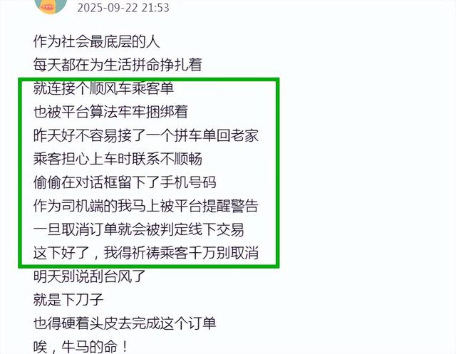 别再 “防司机” 了！顺风车平台敏感算法误杀一片，司机：叫苦连天