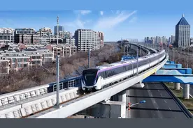 天津这条新建轨道交通，最新亮相！图片