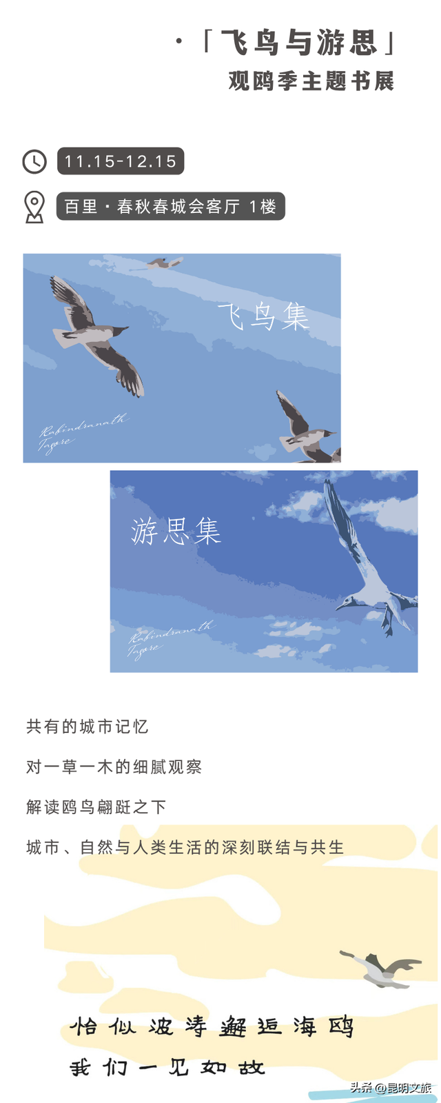 活动预告 | 春城生活主义 ·「 鸥遇正好 」