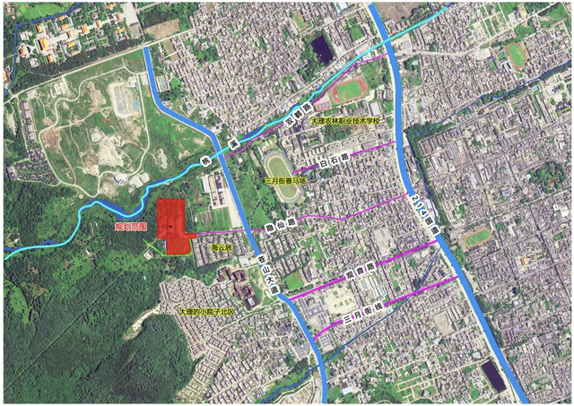 大理三月街赛马场西地块详细规划批后公示→