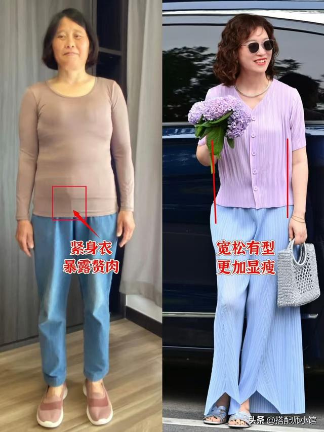 这才是中老年该有的打扮：衣不紧、裙不短、发不长，美得优雅得体