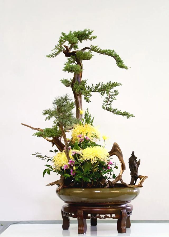 30个名师菊花插花作品，带你赏尽秋日好风景