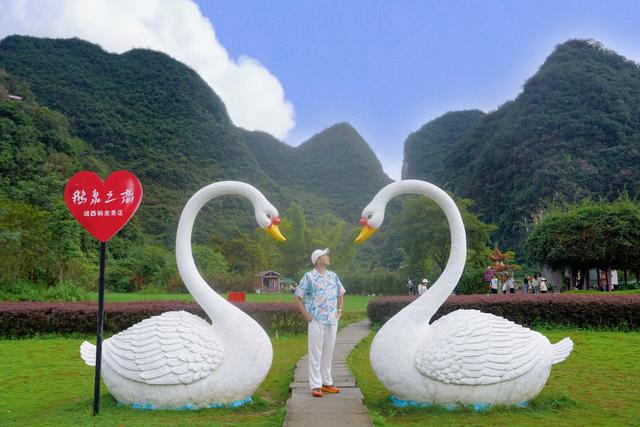 靖西鹅泉，西南三大名泉之一，还是德天瀑布的源头