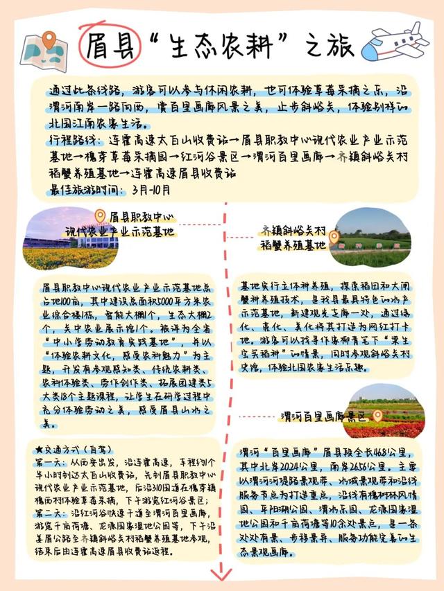 去眉县？按这些精品路线走，玩成“本地人”！