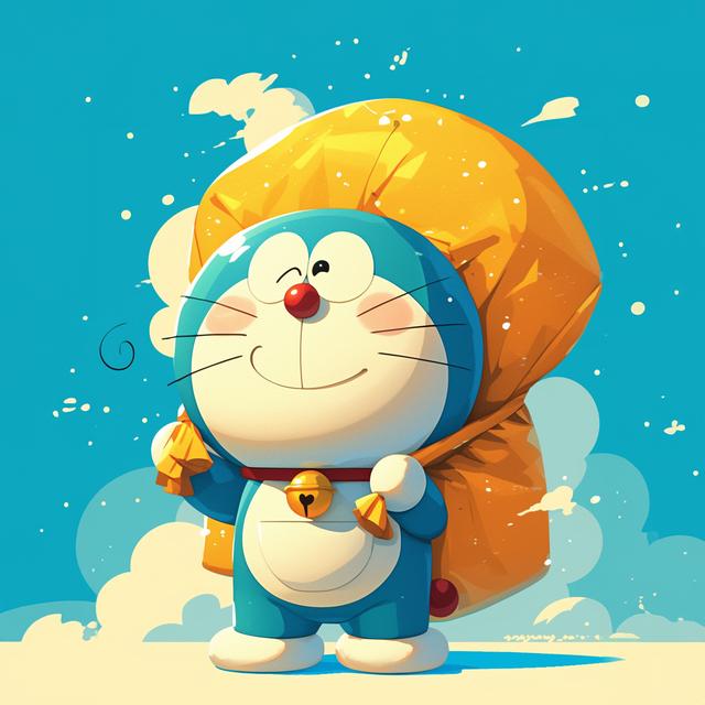 快来！多啦A梦，一只拯救人类烦恼的机器猫！治愈头像