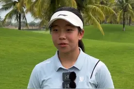 刘国梁女儿参加高尔夫蓝湾大师赛，称爸爸是最大的偶像和榜样：他在我心中是个完美的人图片