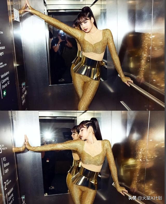 Lisa和继父亲密互动惹争议	，二人合影没分寸，继父手搭女儿屁股上