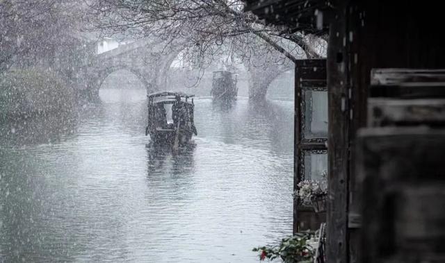 乌镇的雪景很曼妙