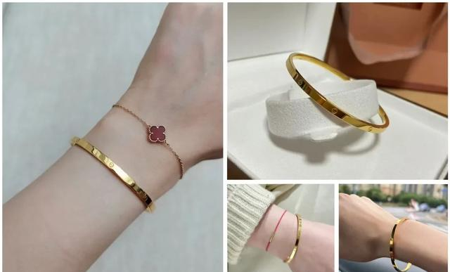 一生只戴一只金镯子，你会选择哪一款  水贝黄金爆火的7款黄金