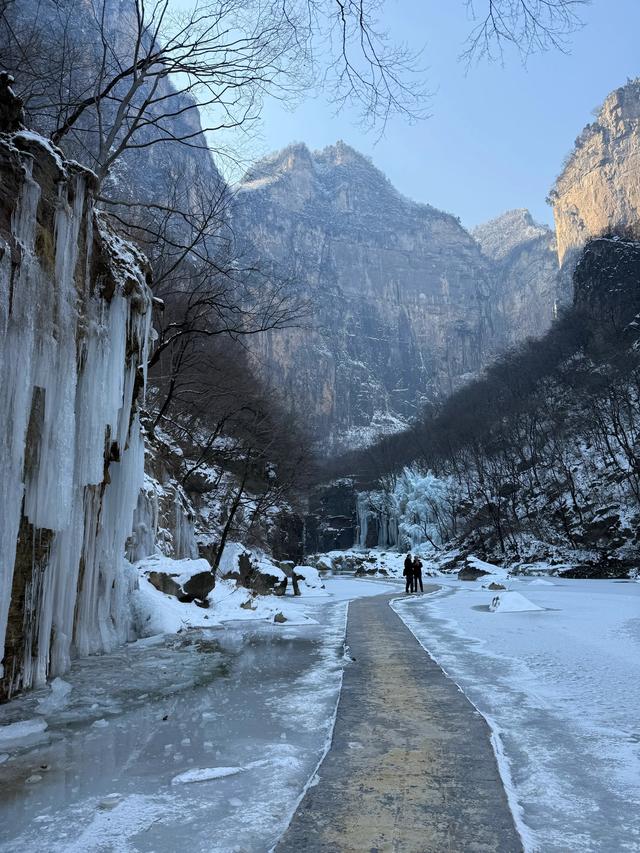 南太行云台山冰挂