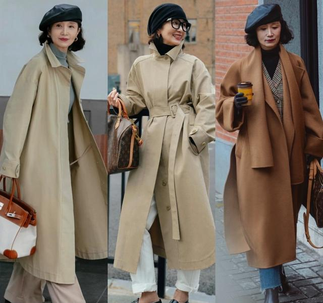 又被“三木母女”惊艳了：秋冬多戴帽、多穿长外套，简直美到犯规