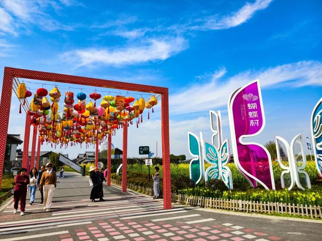 100%出片！郫都蝴蝶村彩色油菜花海，进入最美花期