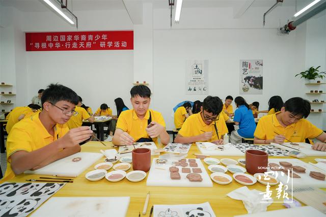 寻根中华·行走天府 | 看故居、观大佛、学武术，周边国家华裔青少年“寻根”四川精彩继续